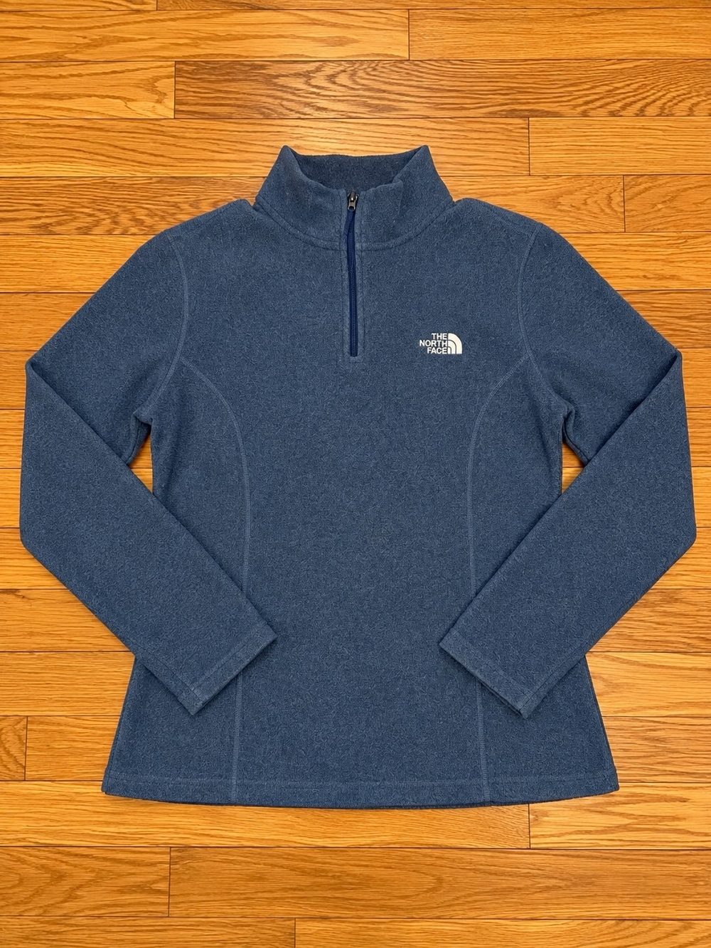 The North Face Women's Navy Blue Half-Zip Turtleneck Fleece